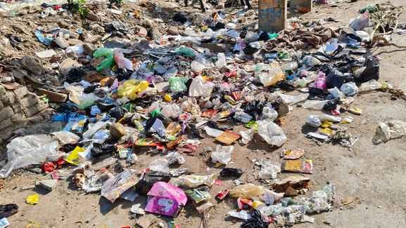 Contractor's employees went on strike during the festival season, disrupting the city's sanitation system