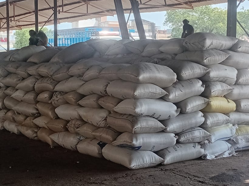 Millet procurement was stalled due to a technical glitch in the portal.