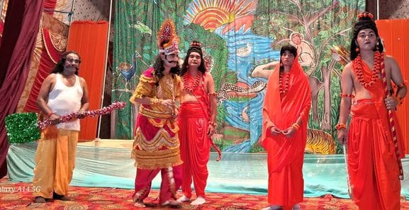Bharata returned to Ayodhya with the sandals of Lord Rama.