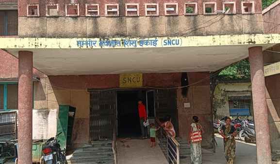 Newborns' breathing is in trouble... there is no CPAP machine in the SNCU unit