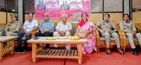 Information about Mission Shakti was given to the girl students.