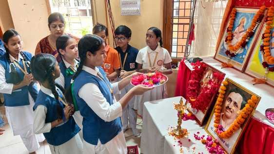 Educational activities were held across the district on the birth anniversary of Pt. Deendayal