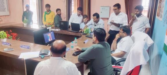 Dialogue with village heads, brainstorming on Developed India 2047