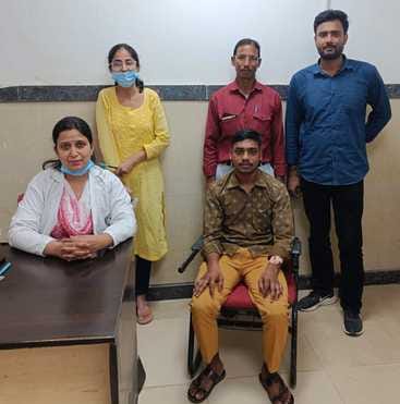 Operation for squinting of both eyes done in medical college