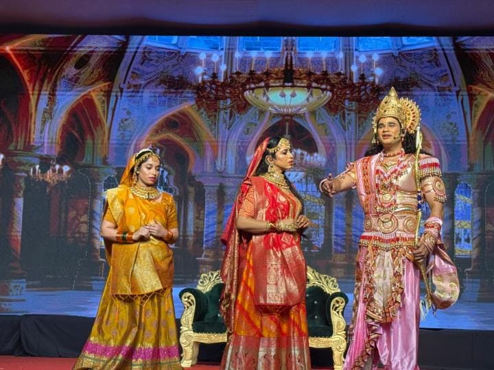 Ram, Raghurai and Janaki went to the forest with him...