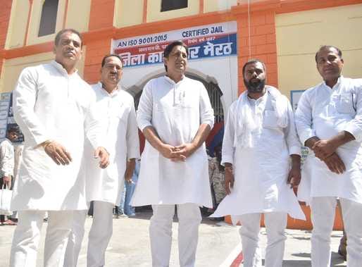 The MP met 22 people from the Gurjar community in the district jail.