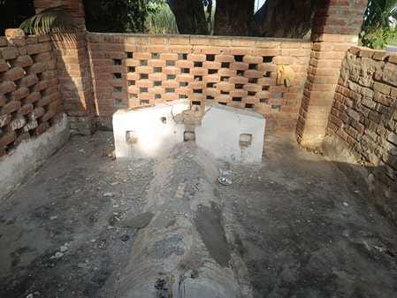Miscreants vandalized three shrines in Daurala.