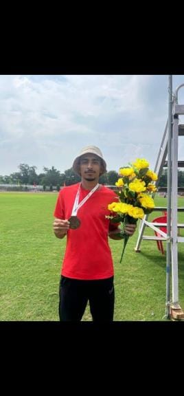 Amit won two gold medals in the 400m hurdles and the race walk.