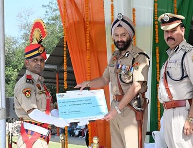 Kuldeep, Dinesh and Deepak were honored at the convocation ceremony.