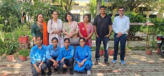 Girls of Jahajgarh School first in group dance
