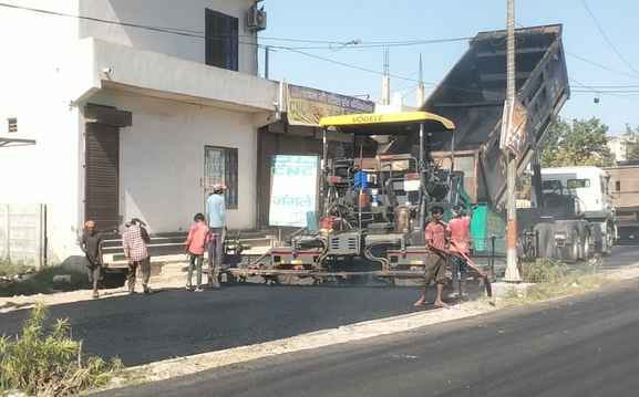 Jhajjar-Bahadurgarh road work resumes