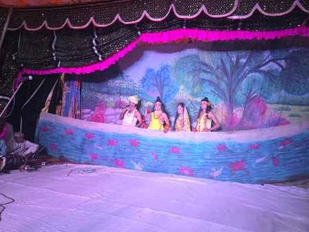 Rama was exiled to the forest, and Dasharatha died of grief over the loss of his son.