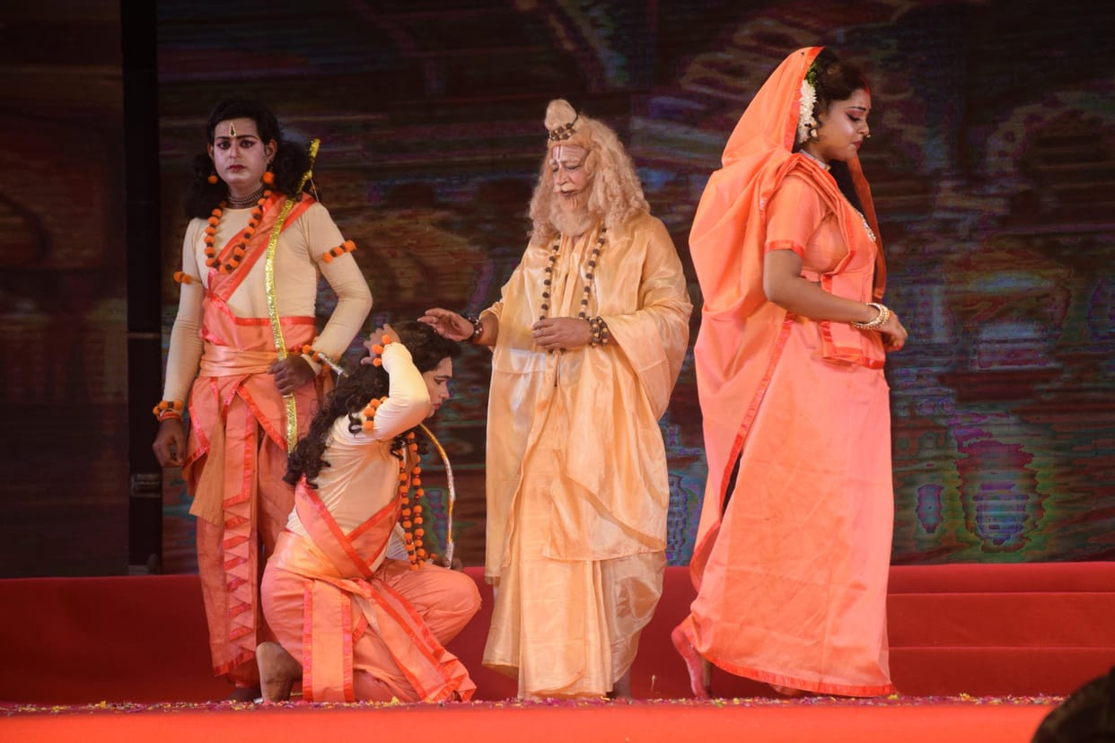 The people of Ayodhya went into exile with Rama, and Dasharatha gave up his life.