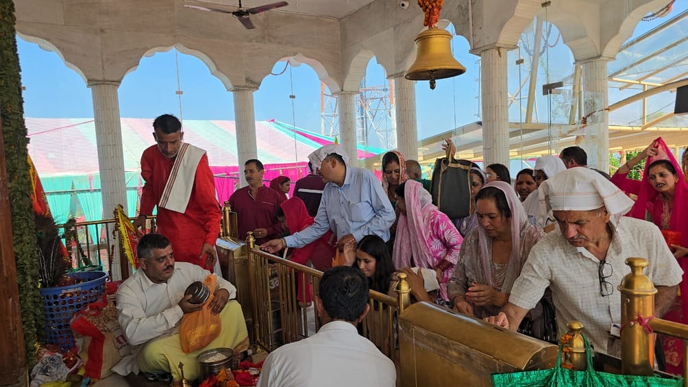 One thousand devotees paid obeisance at Avahadevi temple