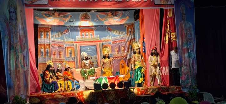 Lord Rama met Shabari in search of Sita.