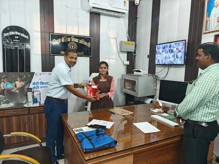 Shilpa, a class 8 student, became a BSA for a day...dreams of becoming an IAS officer.