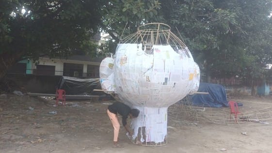 A 50-feet tall effigy of Ravana will be burnt.