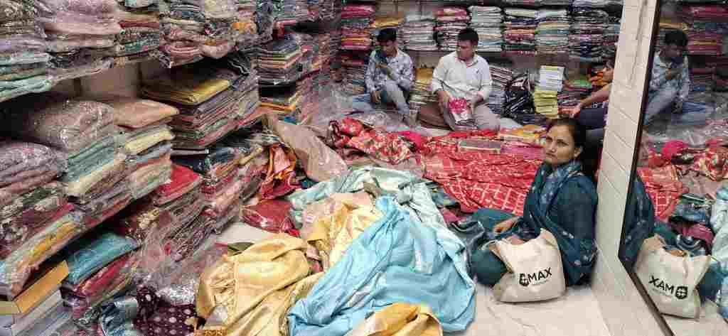 Along with Navratri, Karva Chauth and wedding shopping bring excitement to the textile market.