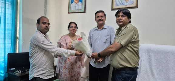 Naveen Sirohi took over the charge of co-district school inspector