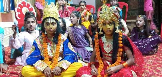Sita, the bride like Rama, is the brother-in-law of Dasharath, the virtuous Janaku