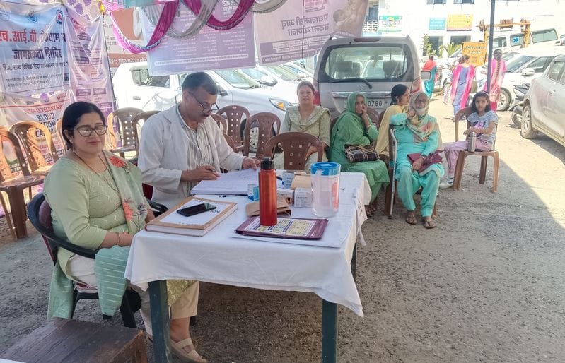 135 women underwent health check-up in Sarkaghat