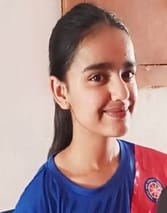Supriya secured third position in painting at the national level.