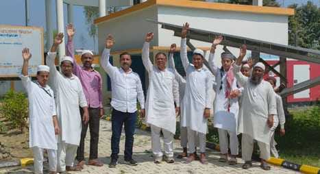 Drinking water supply has not started even after two years of construction of the tank.