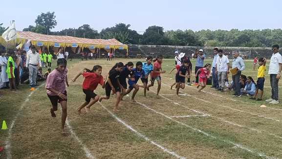 Atisha and Samarth first in 100 meter race