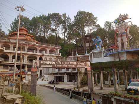 Now Shanidev Temple Lamblu will be seen in the hill style