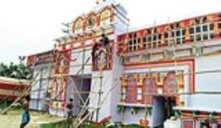 The grandeur of Badri Dham will be seen in the Durga pandal.