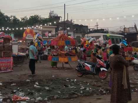 Dussehra Fair: Nighasan bus stand will operate from near the slope on Palia road for a month