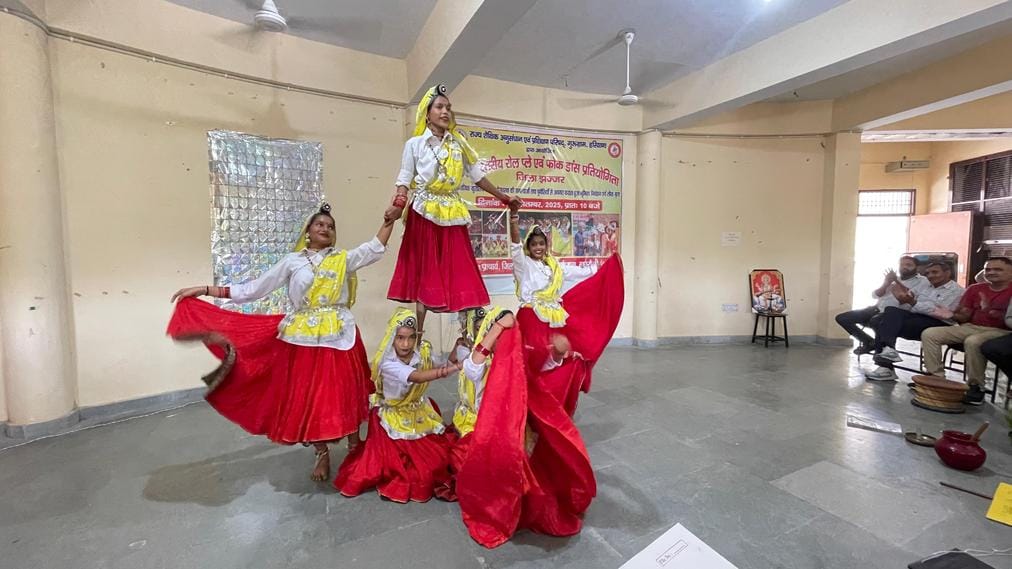 Naugawan in folk dance and Talav in role play first