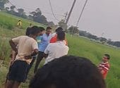 A farmer's son died after being struck by a hanging wire in a field; the SDO and two Assistant Engineers have been named.