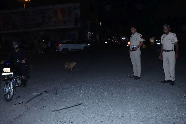E-rickshaw driver injured in car collision