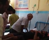 Uncontrolled car collides with temple wall, five injured