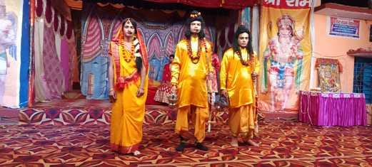 Ramlila staged till late night in cities and rural areas