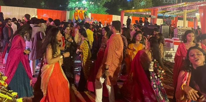 Dandiya night celebrated at Goenka School