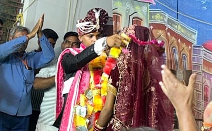 The village girl left the Ramlila stage with Siya.