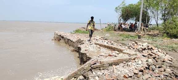 45 houses destroyed by Ganga erosion will get new homes