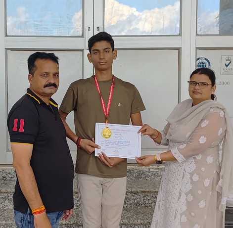 Harsh became champion in chess