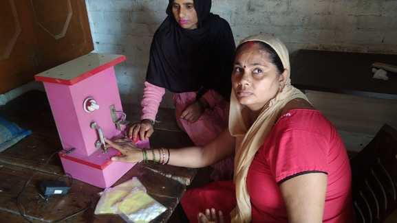 A step towards becoming self-reliant by making cotton wicks for worship