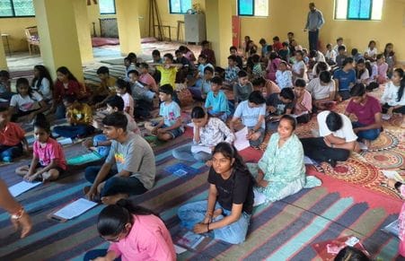 Children captivated with cultural presentations, displayed talent in competition