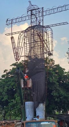 Ravana's effigy will be burnt in Dak Bungalow.