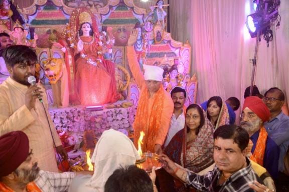 Deputy CM's wife offered prayers at the Jagran
