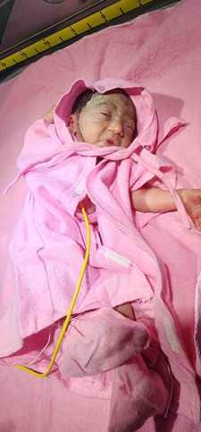 Bikaner News: Abandoned newborn girl found in bushes in Lunkaransar