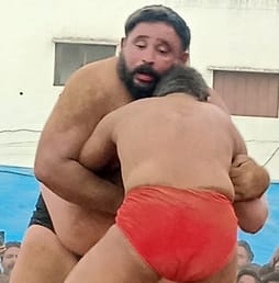 Wrestlers won the hearts of the audience by winning the matches in the Dangal.