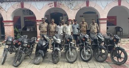 Lucknow News: चोरी की बाइक के साथ तीन गिरफ्तार three arrested with stolen bike