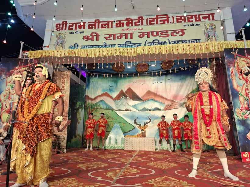 Angad displayed the might of Lord Rama in the court of the arrogant Ravana.