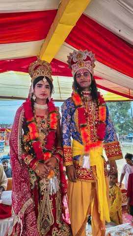 The eyes of the devotees became moist after watching the drama of Ram's exile