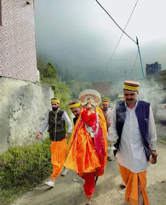 After 365 years, the deity Sahib Kuikanda Nag left for Kullu Dussehra.